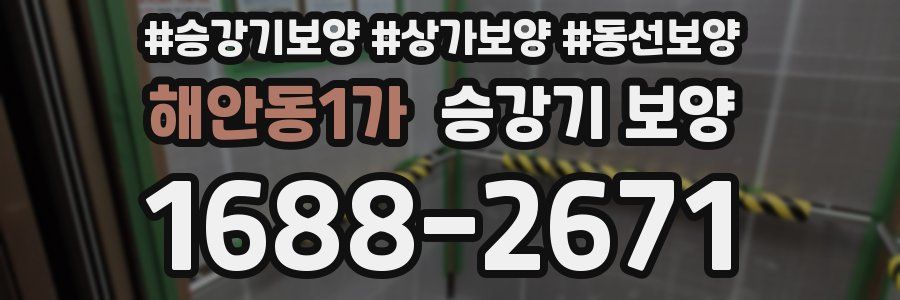 해안동1가 승강기 보양