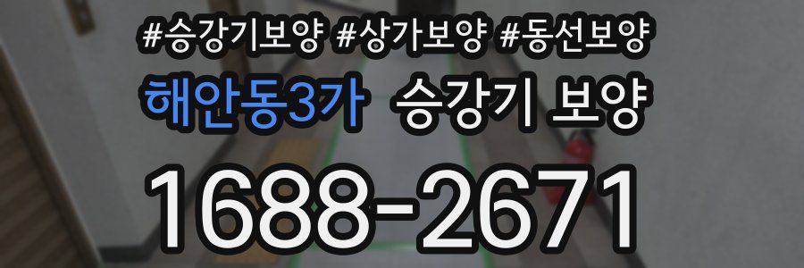해안동3가 승강기 보양