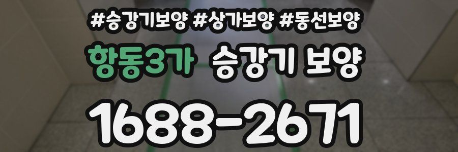 항동3가 승강기 보양