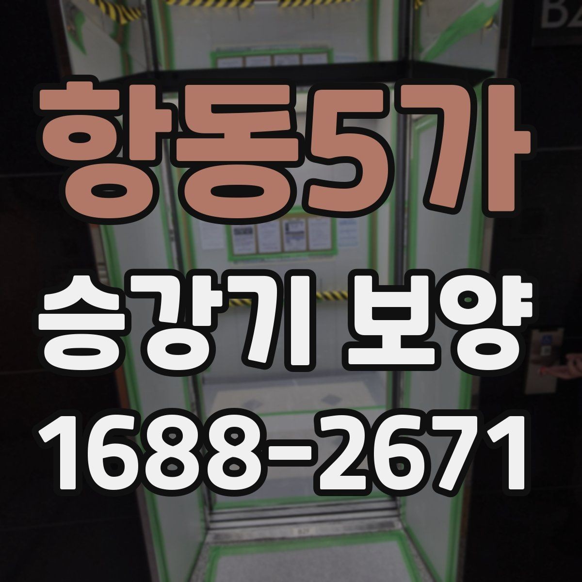 항동5가 승강기 보양 비용은 무엇에 따라 달라질까