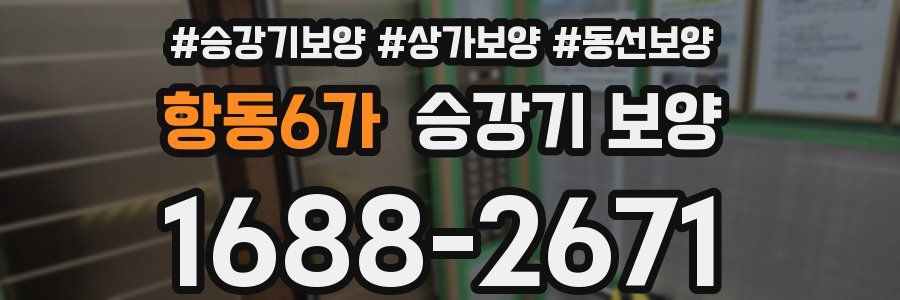항동6가 승강기 보양