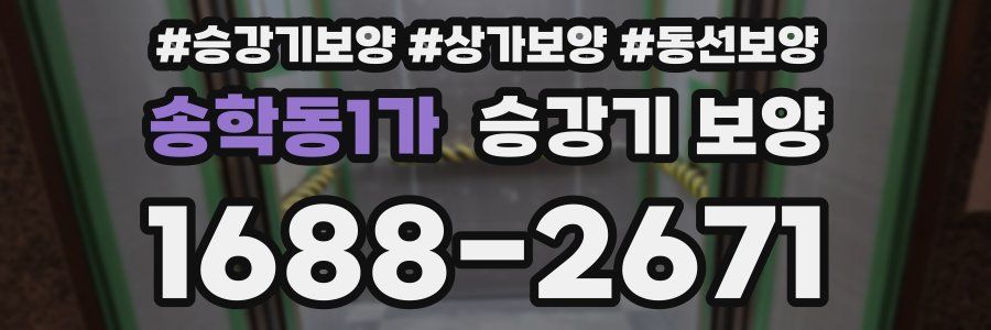 송학동1가 승강기 보양