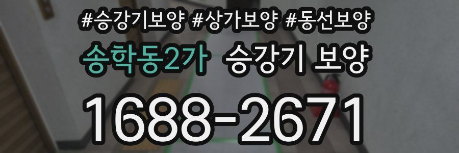 송학동2가 승강기 보양