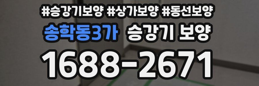 송학동3가 승강기 보양