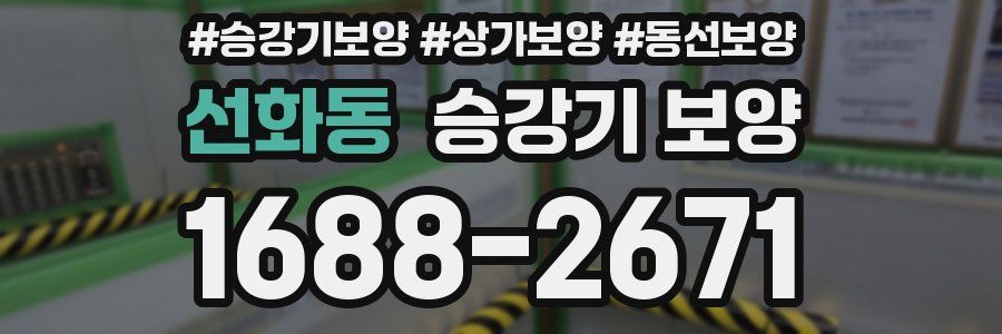 선화동 승강기 보양