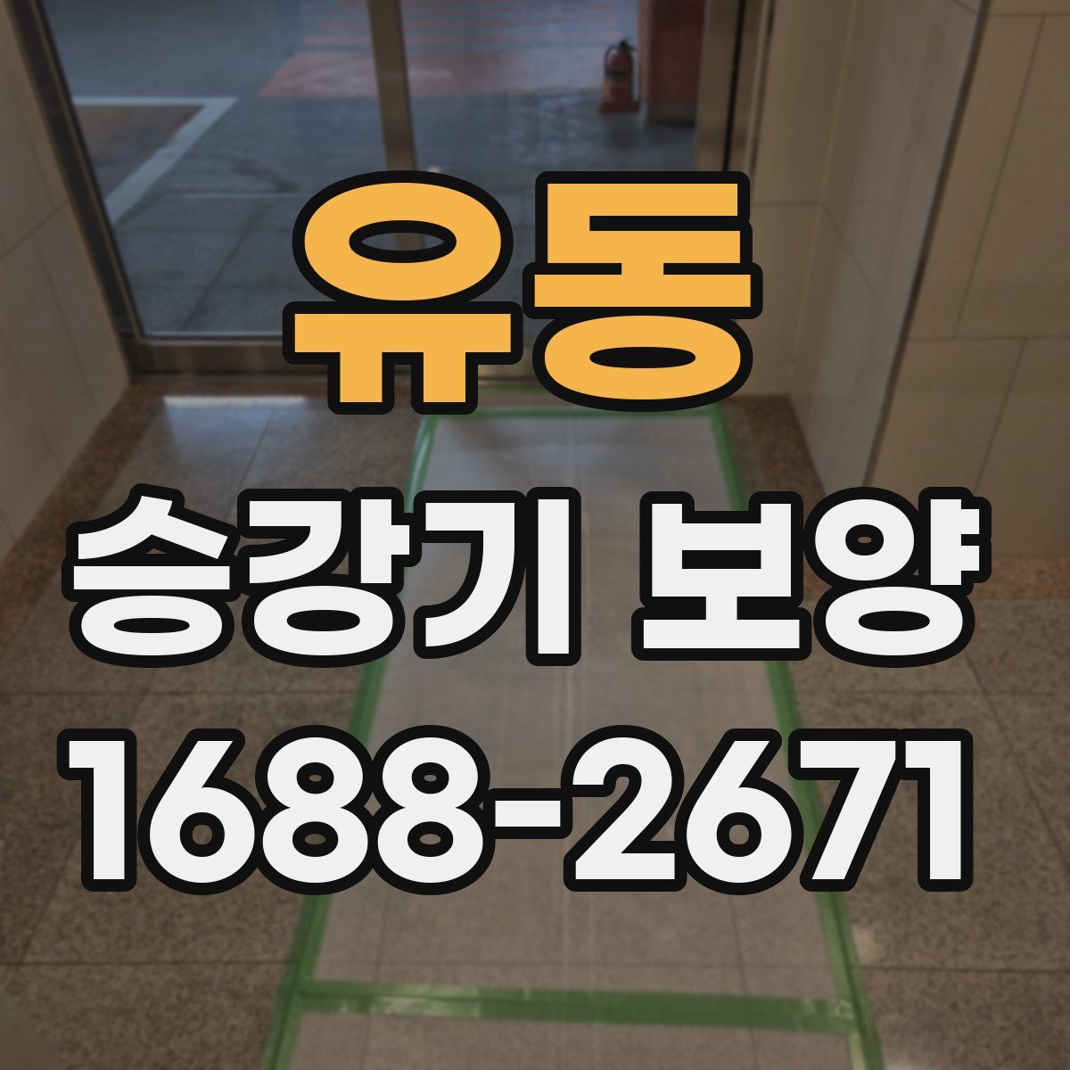유동 승강기 보양