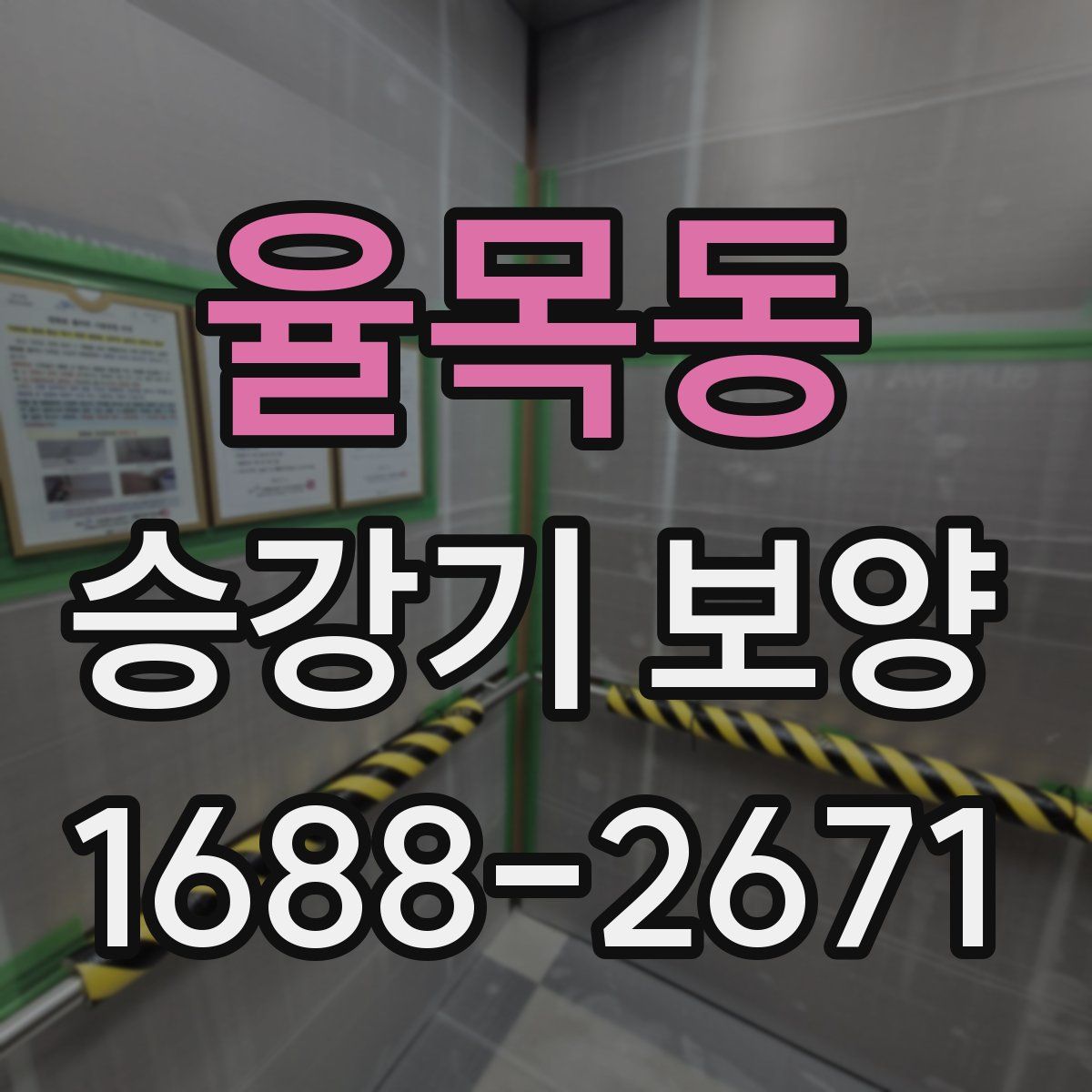 율목동 승강기 보양
