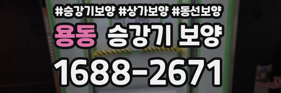 용동 승강기 보양