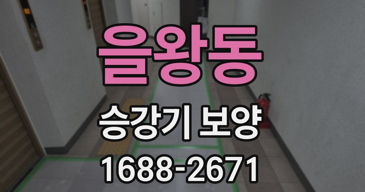 을왕동 승강기 보양