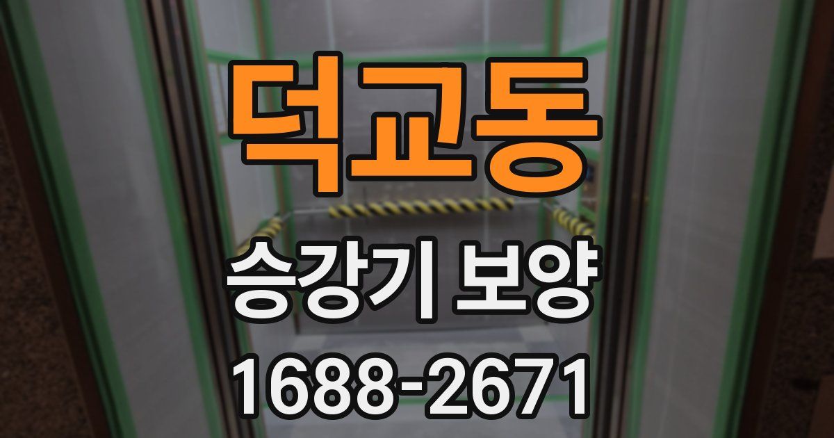 덕교동 승강기 보양