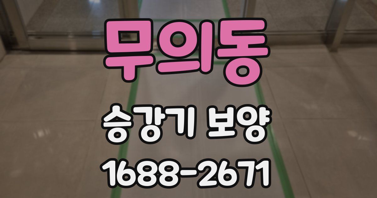 무의동 승강기 보양