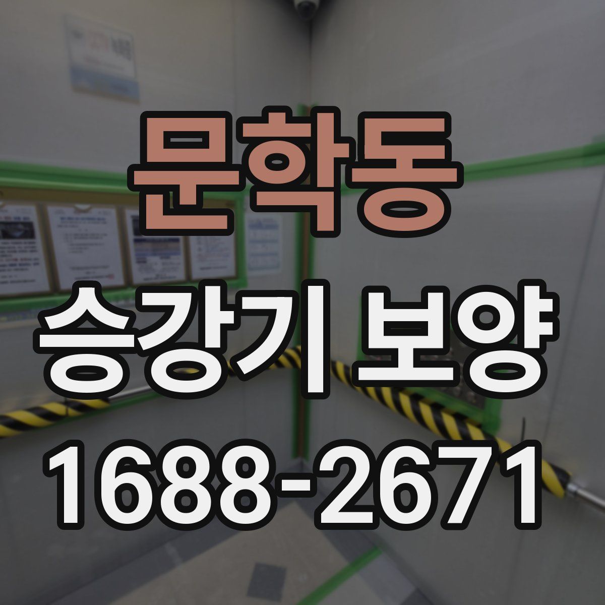 문학동 승강기 보양