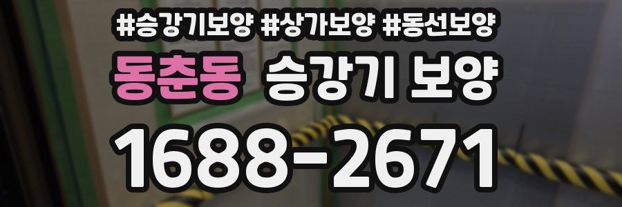 동춘동 승강기 보양