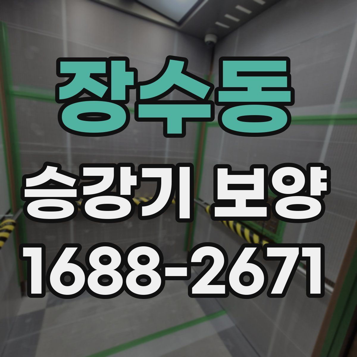 장수동 승강기 보양