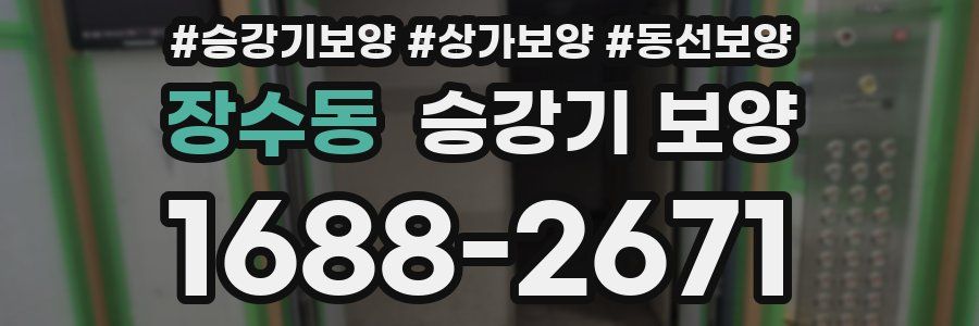 장수동 승강기 보양