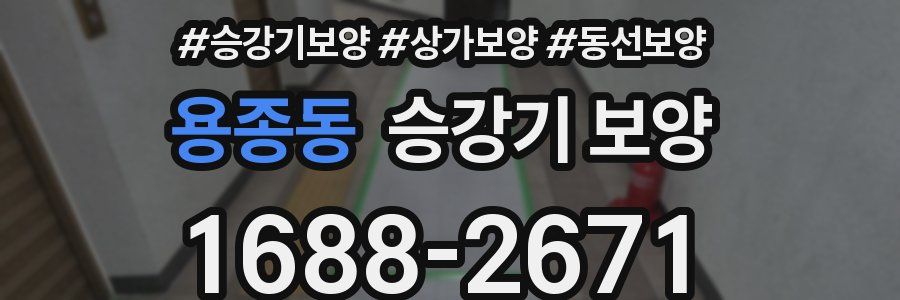 용종동 승강기 보양