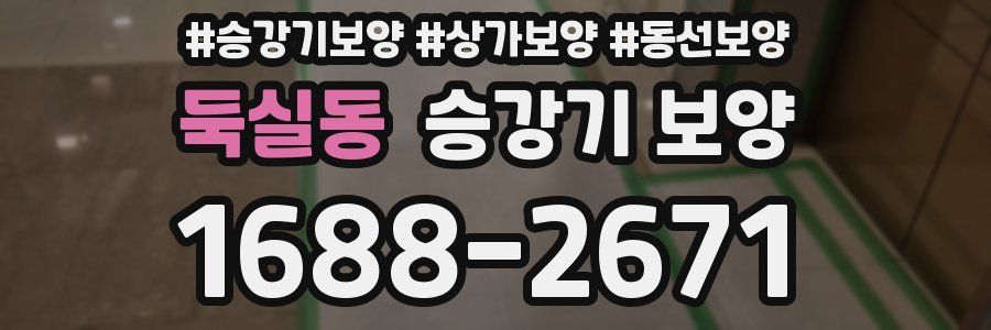 둑실동 승강기 보양