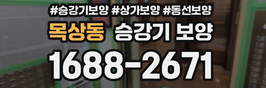 목상동 승강기 보양
