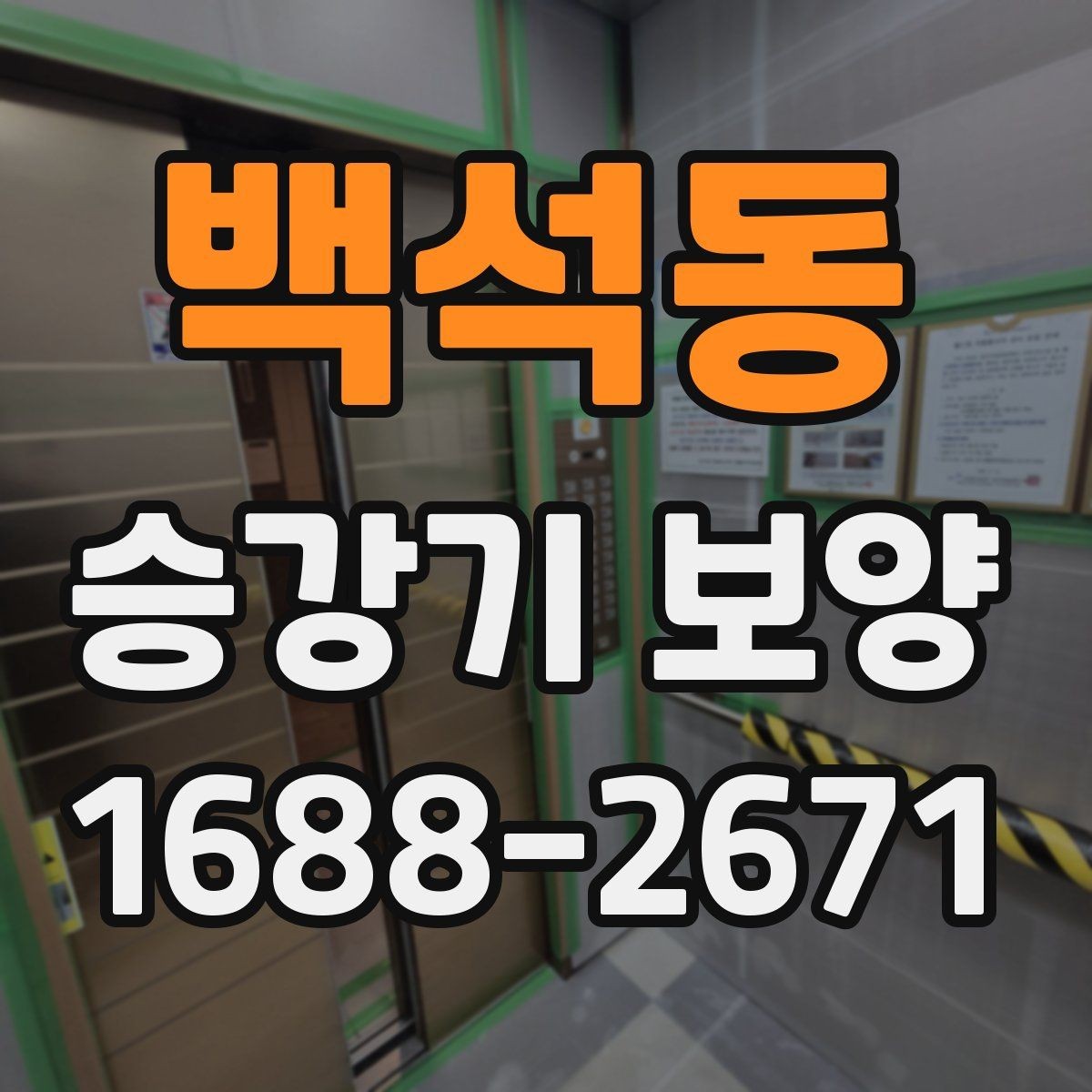 백석동 승강기 보양 품질을 좌우하는 관리 요소