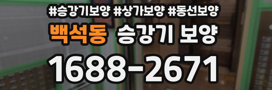 백석동 승강기 보양