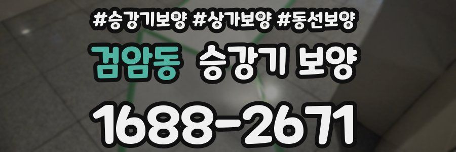 검암동 승강기 보양