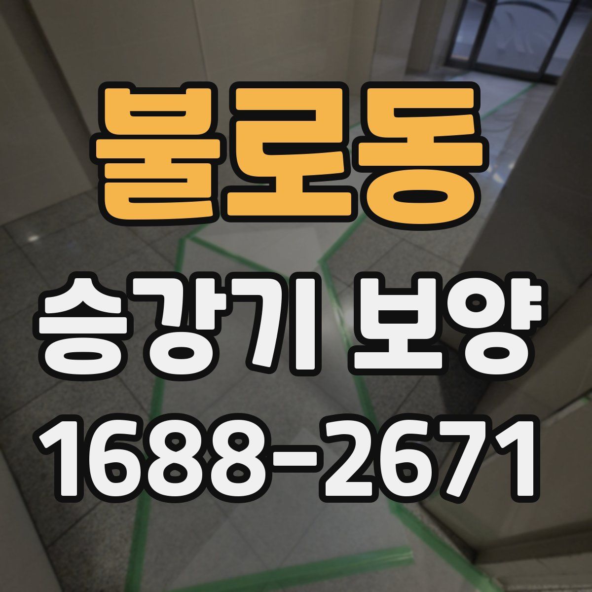 불로동 승강기 보양