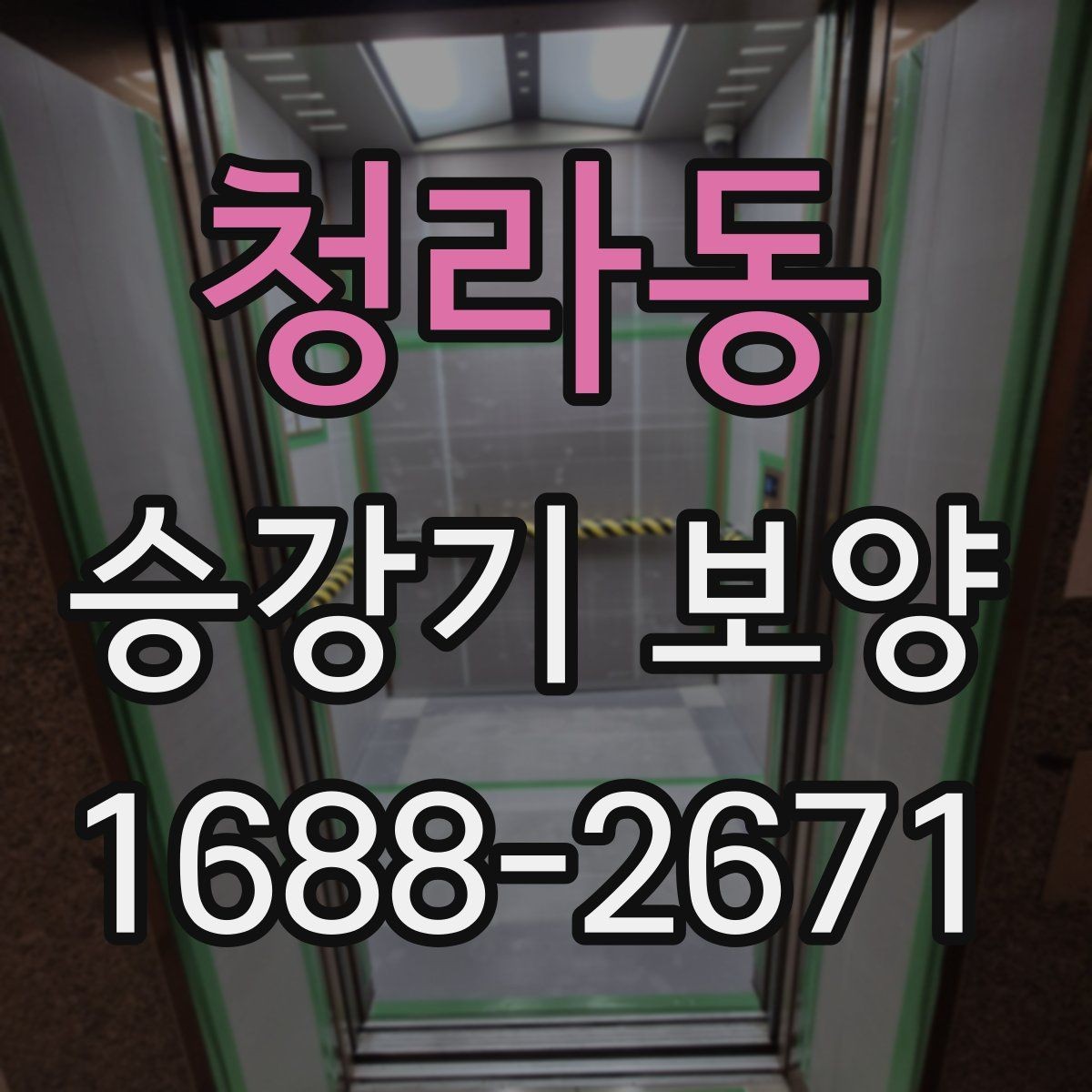 청라동 승강기 보양 현장 관리 경험이 중요한 이유