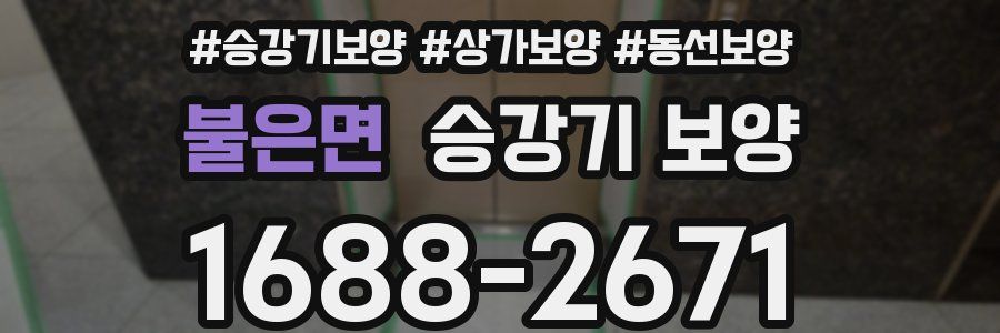 불은면 승강기 보양