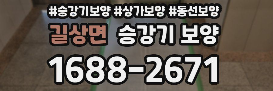 길상면 승강기 보양