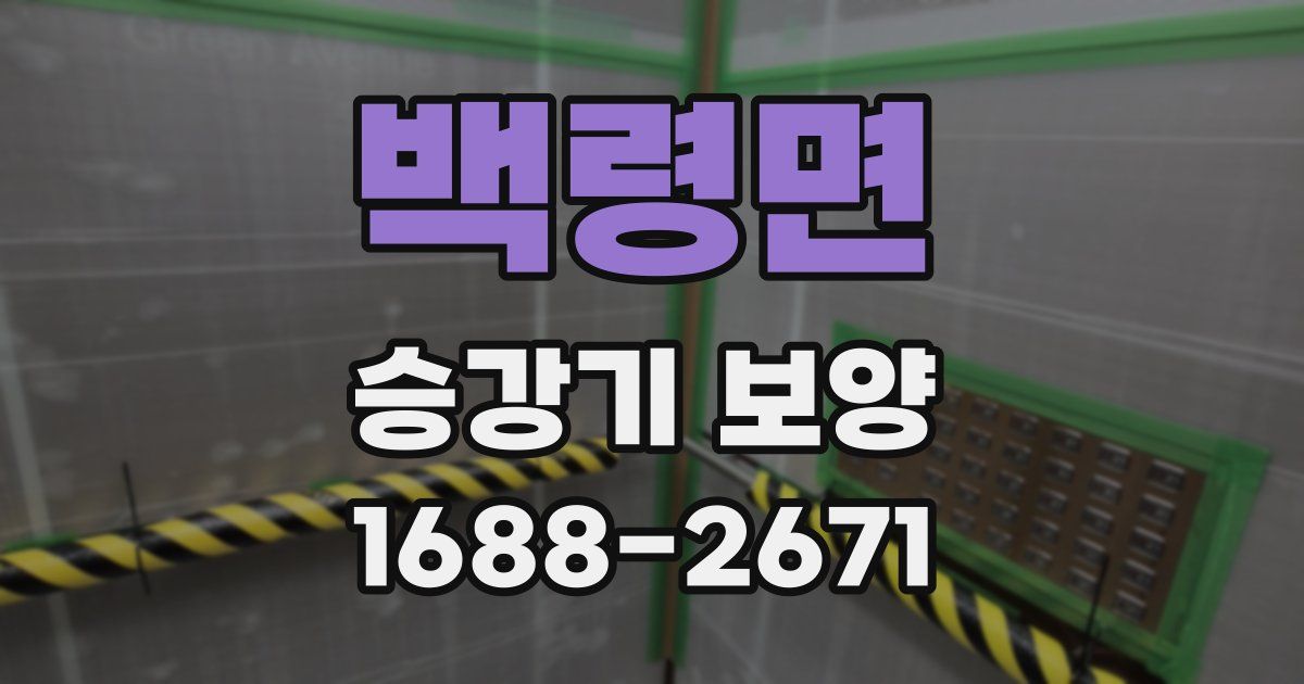 백령면 승강기 보양