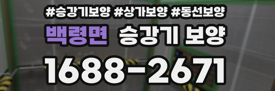 백령면 승강기 보양