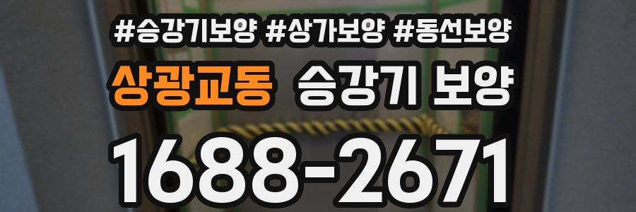 상광교동 승강기 보양