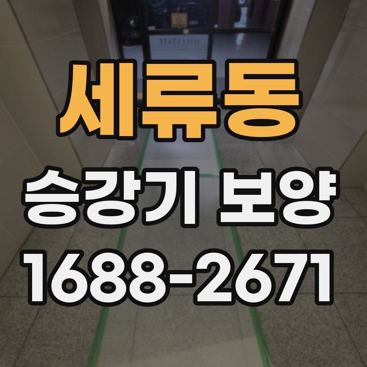 세류동 승강기 보양 범위 설정을 위한 실무 기준