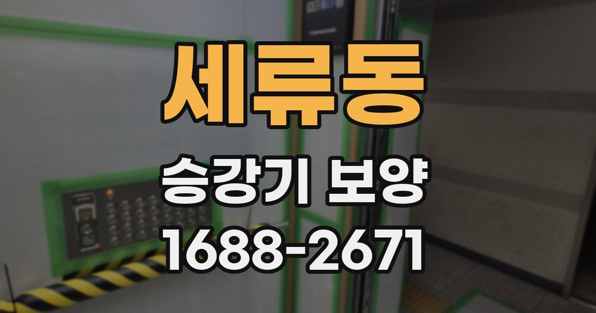 세류동 승강기 보양