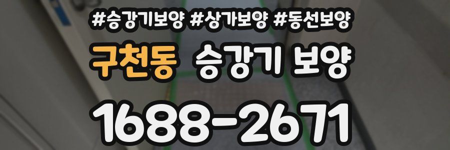 구천동 승강기 보양