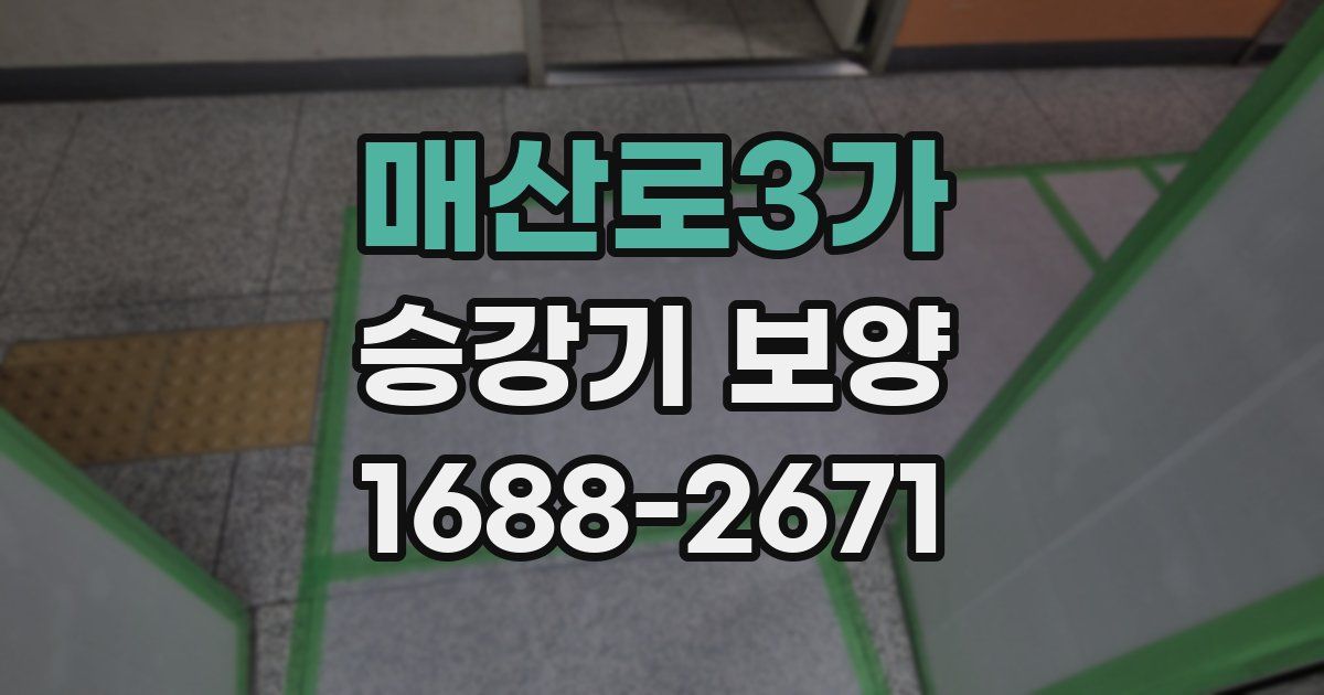매산로3가 승강기 보양