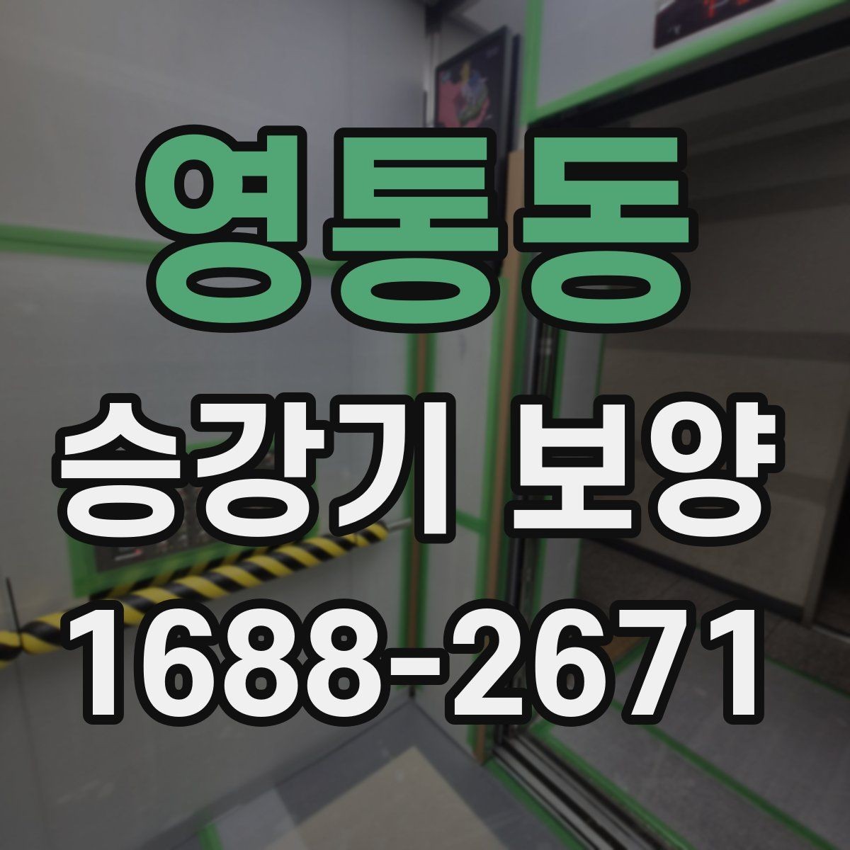 영통동 승강기 보양 현장 사진으로 보는 진행 과정