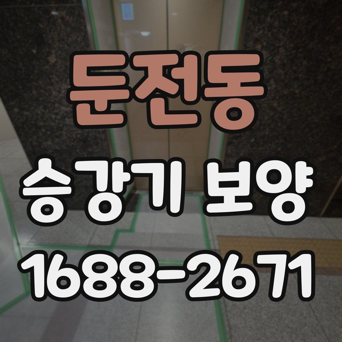 둔전동 승강기 보양 시 보호 범위를 정하는 기준