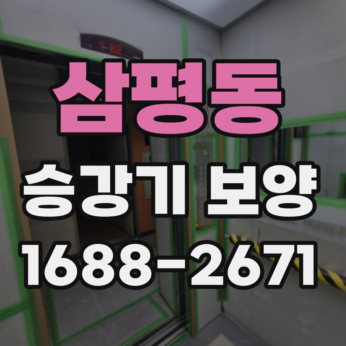 삼평동 승강기 보양