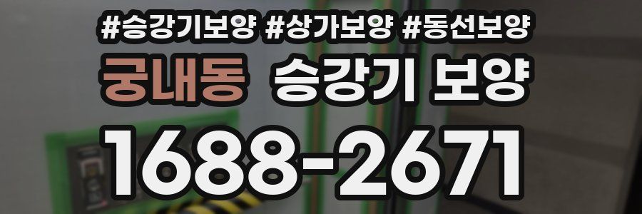 궁내동 승강기 보양
