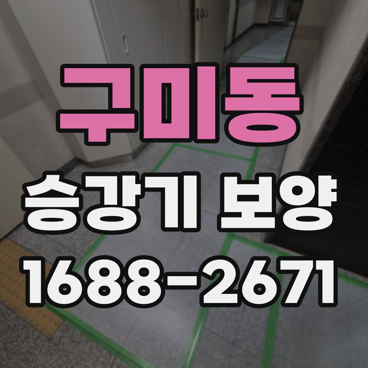 구미동 승강기 보양