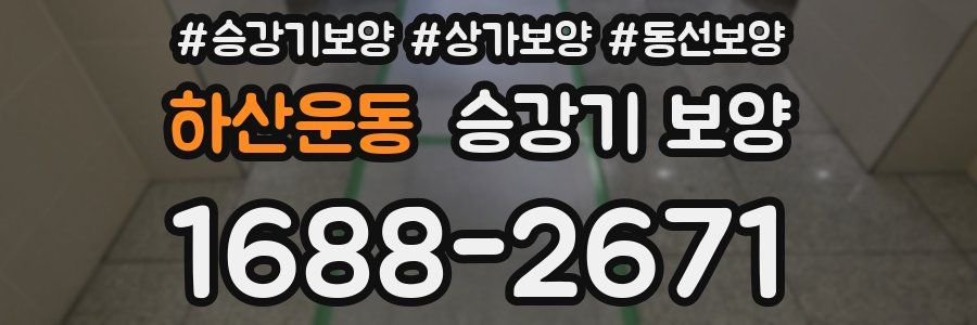 하산운동 승강기 보양