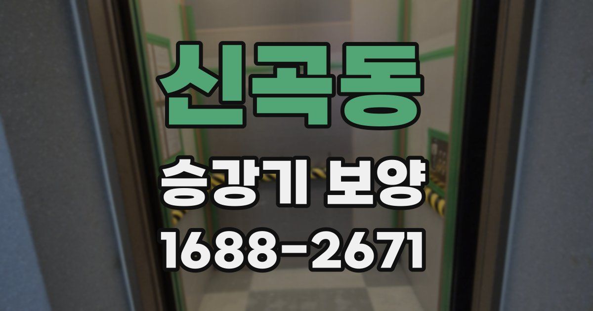 신곡동 승강기 보양