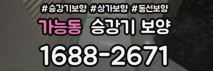 가능동 승강기 보양