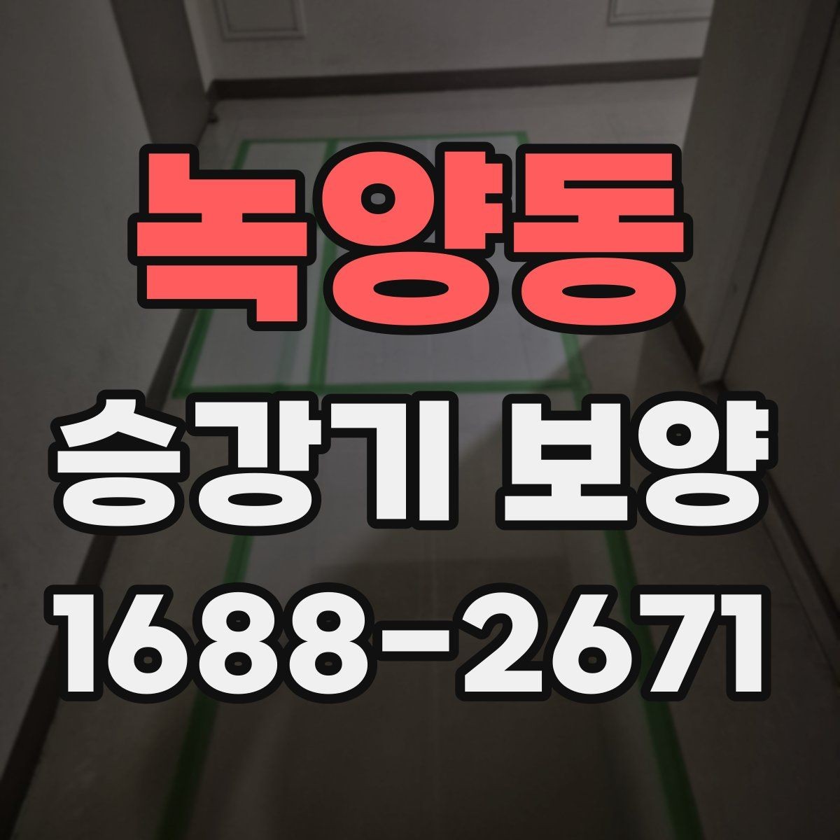 녹양동 승강기 보양 진행 순서와 준비 과정