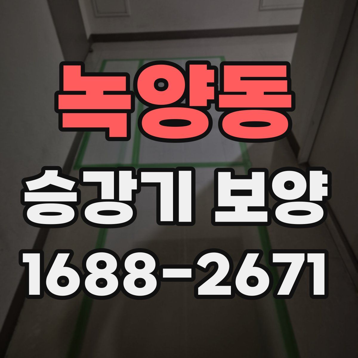 녹양동 승강기 보양