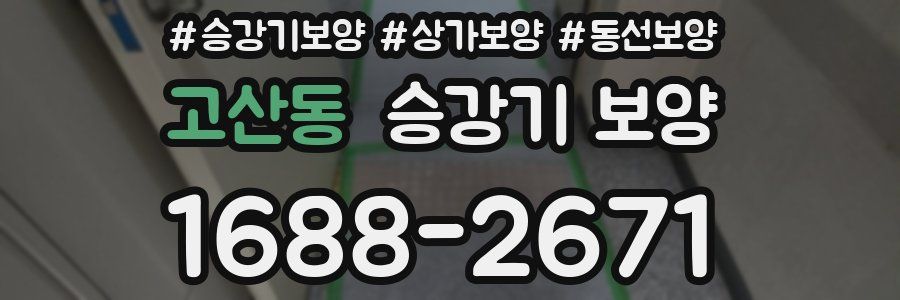 고산동 승강기 보양