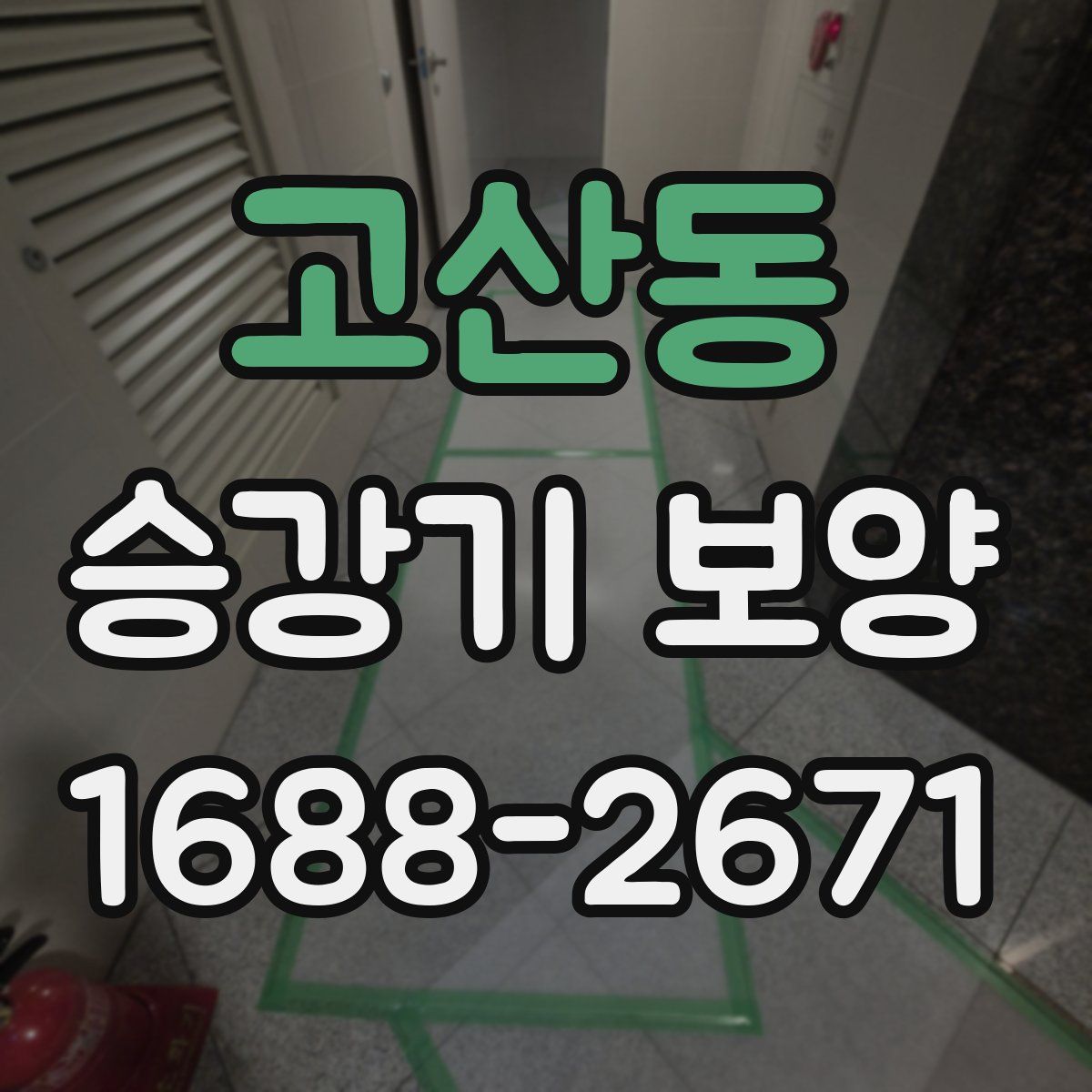 고산동 승강기 보양