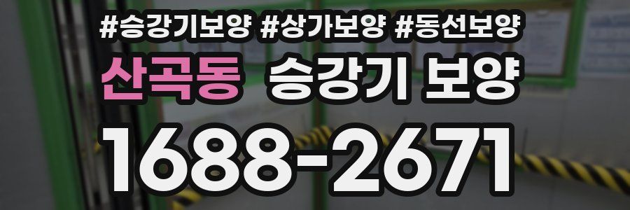 산곡동 승강기 보양
