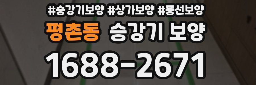 평촌동 승강기 보양